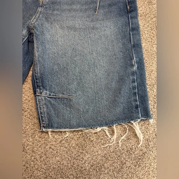 NWT WE THE FREE Ghost Town High Rise Long Short Raw Hem Size 28 - Picture 16 of 16